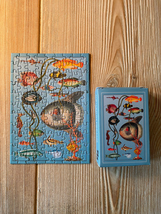 Aquarium Dreams minipuslespil med 99 brikker fra Penny Puzzle