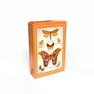 Butterfly Ephemera vintage minipuslespil med 99 brikker fra Penny Puzzle