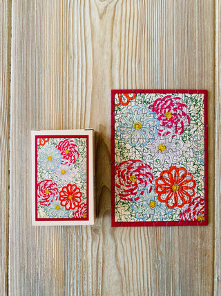 Flower Wheels Mini-Puzzle mit 99 Teilen von Penny Puzzle
