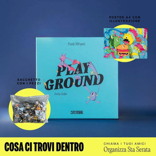 Playground - 500 brikker puslespil fra Sto Puzzle