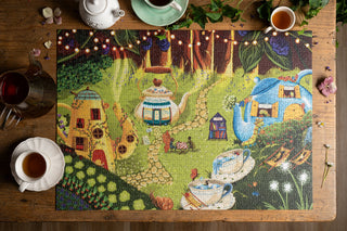 Teacup Village 1000 piece puzzle from Trevell