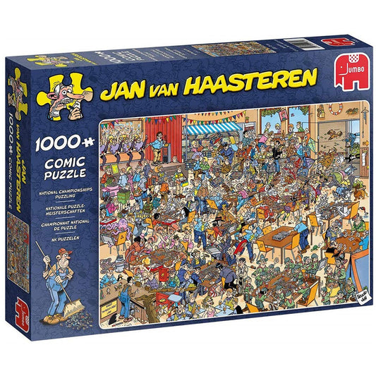 Jan van Haasteren 1000 brikker puslespil National Championship Puzzling