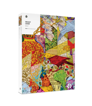 Quilt 1000 brikker puslespil fra Pomegranate