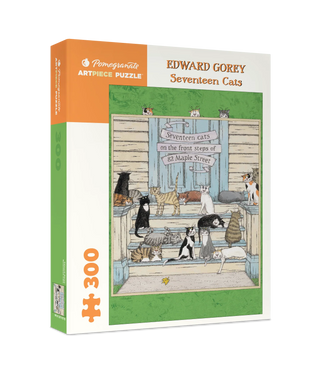 Seventeen Cats 300 XL brikker puslespil fra Pomegranate