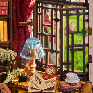 Silent Corner Study Book Nook 196 brikker 3D-puslespil