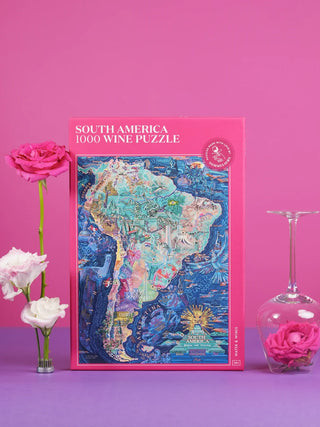 South America Vinpuslespil 1000 brikker Water & Wines