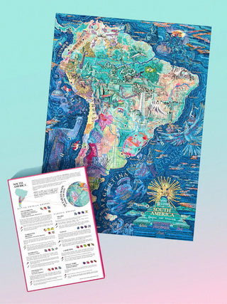 South America Vinpuslespil 1000 brikker Water & Wines