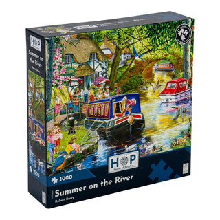 Summer on the River 1000 brikker puslespil fra House of Puzzles
