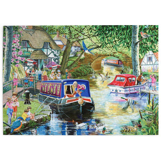 Summer on the River 1000 brikker puslespil fra House of Puzzles