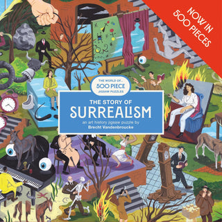 The Story of Surrealism puslespil med 500 brikker fra Laurence King