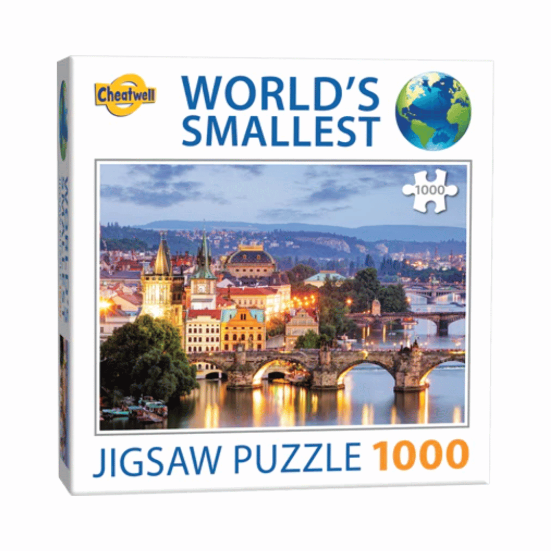 World's Smallest Prag 1000 minibrikker puslespil