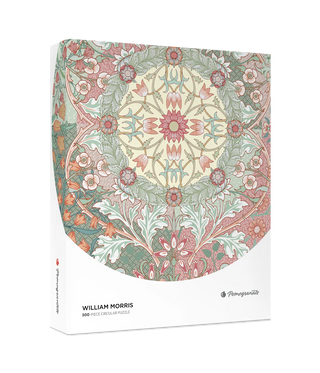 William Morris 500 brikker rundt puslespil fra Pomegranate
