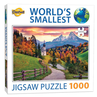 World's Smallest Bavarian Alps 1000 minibrikker puslespil