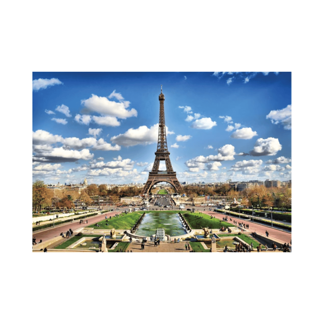 World's Smallest Eiffel Tower 1000 minibrikker puslespil