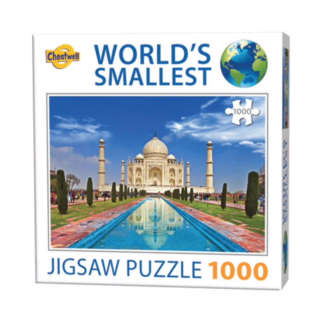 World's Smallest Taj Mahal 1000 minibrikker puslespil