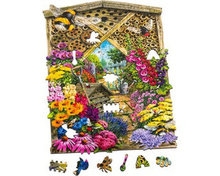 Bee & Bee puslespil i træ med 250 brikker fra Wentworth Puzzles