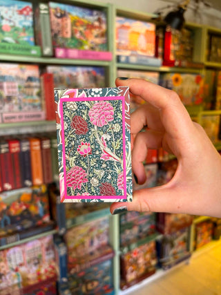 4 x William Morris minipuslespil med 99 brikker fra Penny Puzzle
