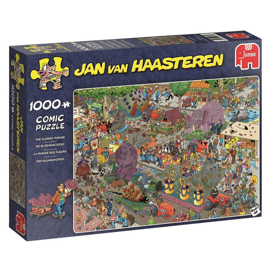 Jan van Haasteren 1000 brikker puslespil Flower Parade