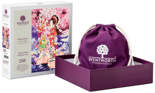 Hanafubuki puslespil i træ med 250 brikker fra Wentworth Puzzles