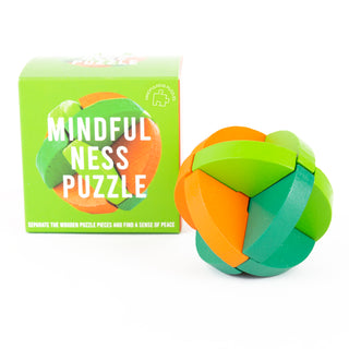 Mindfulness Puzzle i træ fra Gift Republic