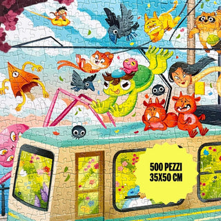 Treno Per Kamakura - 500 brikker puslespil fra Sto Puzzle