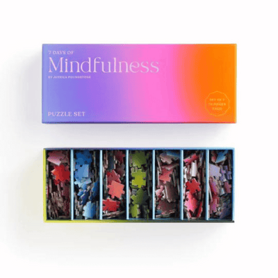 Galison 7 x 70 brikker puslespil - 7 days of Mindfulness