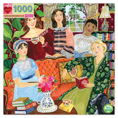 Eeboo puslespil - 1000 brikker - Jane Austens bogklub
