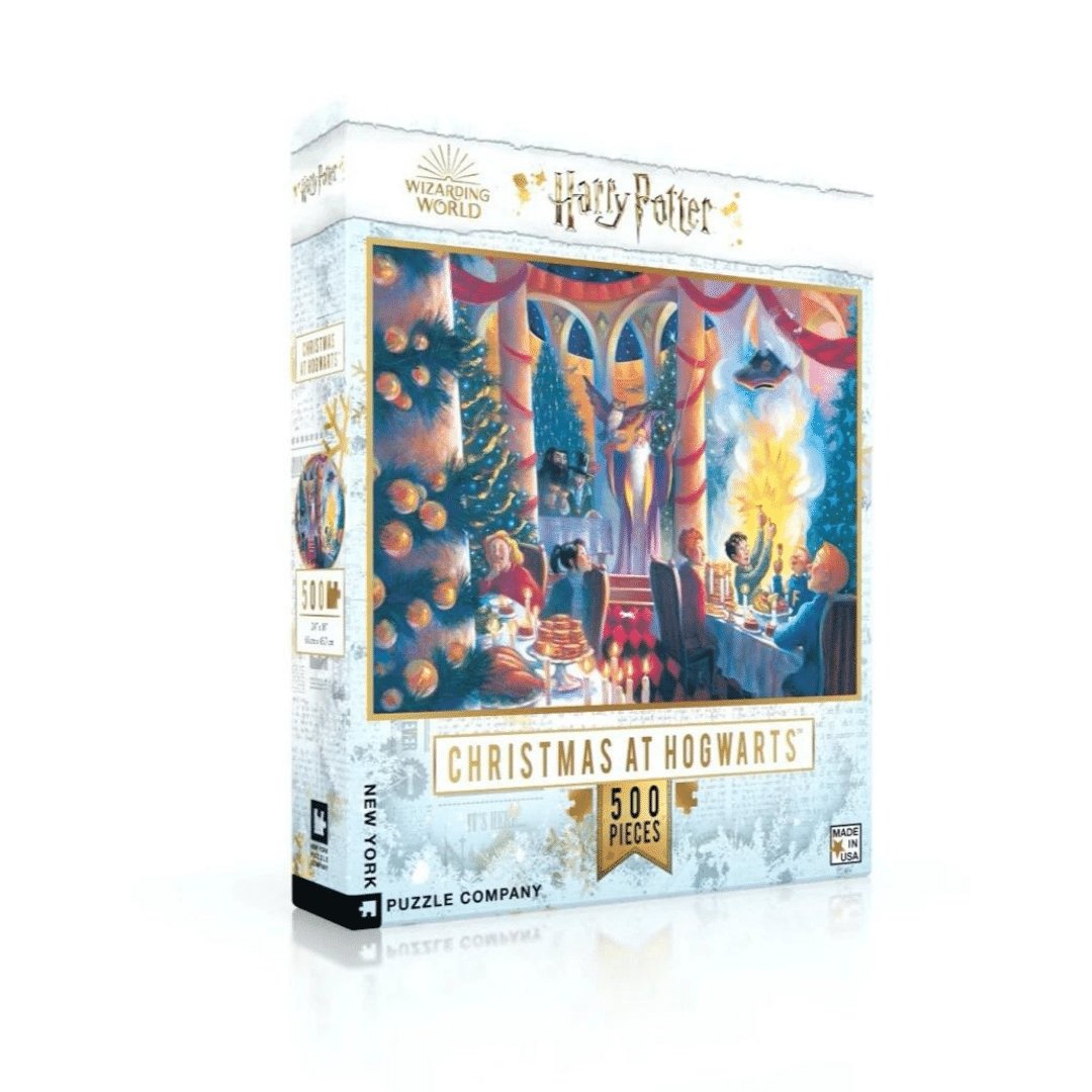 Køb Harry Potter 500 brikker julepuslespil New York Puzzle Company fra New York Puzzle Company hos boxquiz.dk