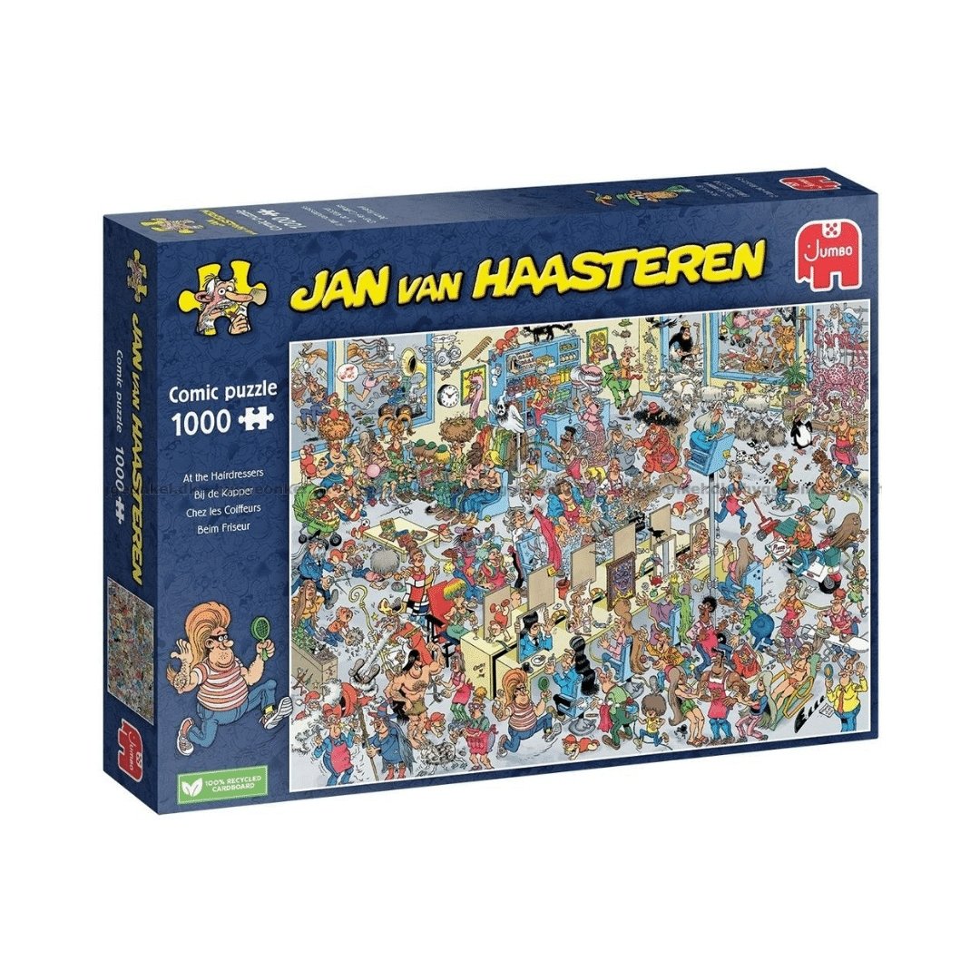 Jan van Haasteren 1000 brikker puslespil At the Hair Dressers