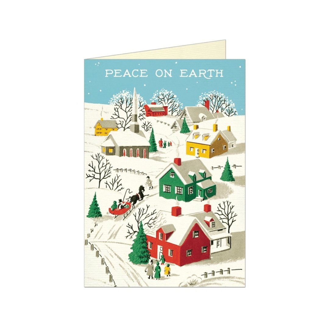 Julekort Christmas Greetings Peace on Earth