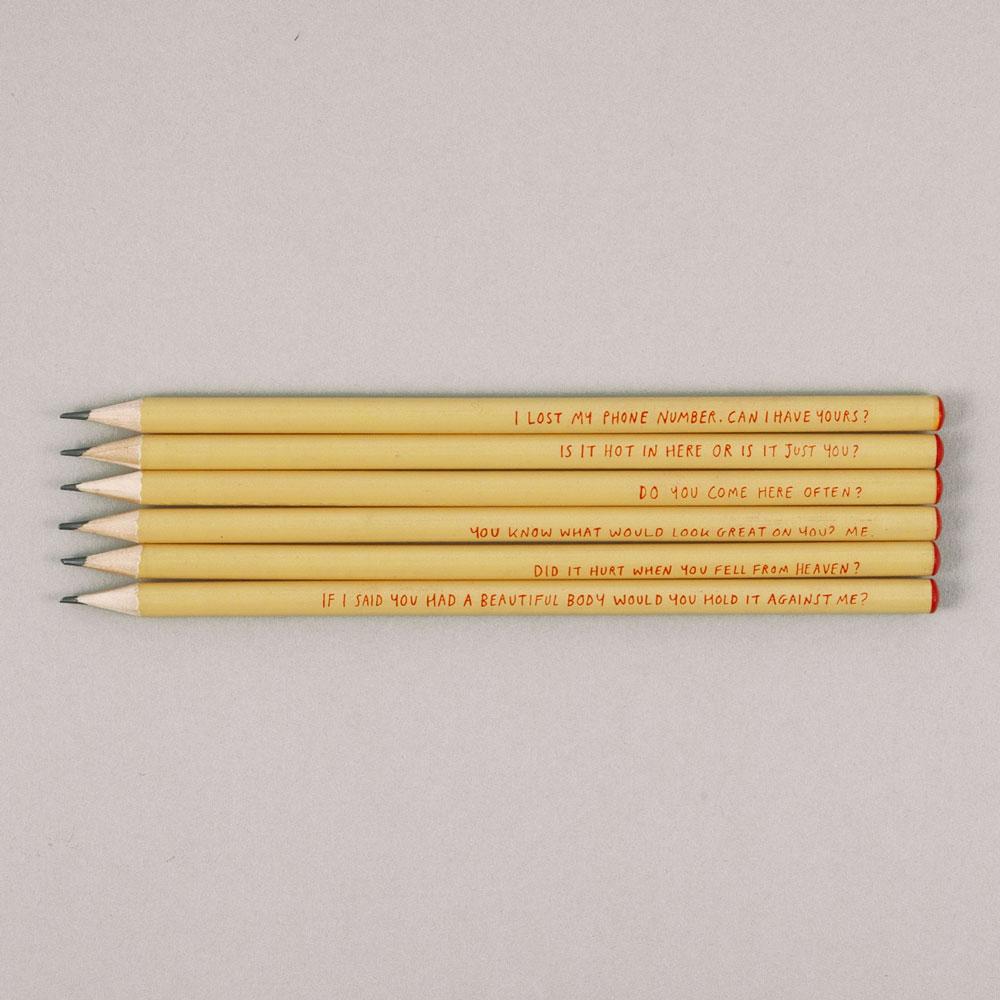 Pick up lines blyanter